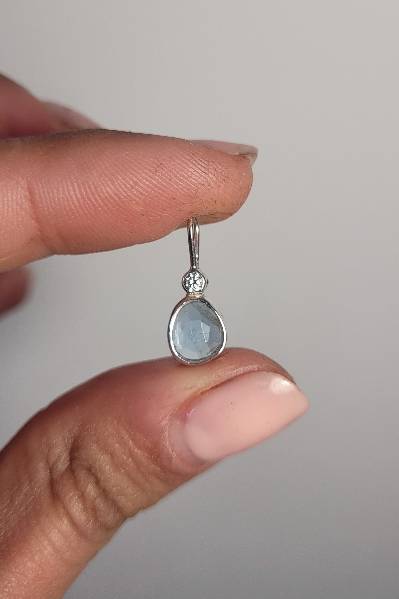 Collar turmalina azul y topacio