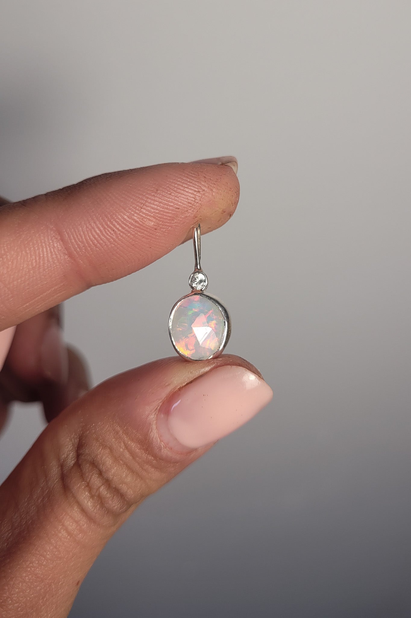 Collar ópalo etíope y topacio