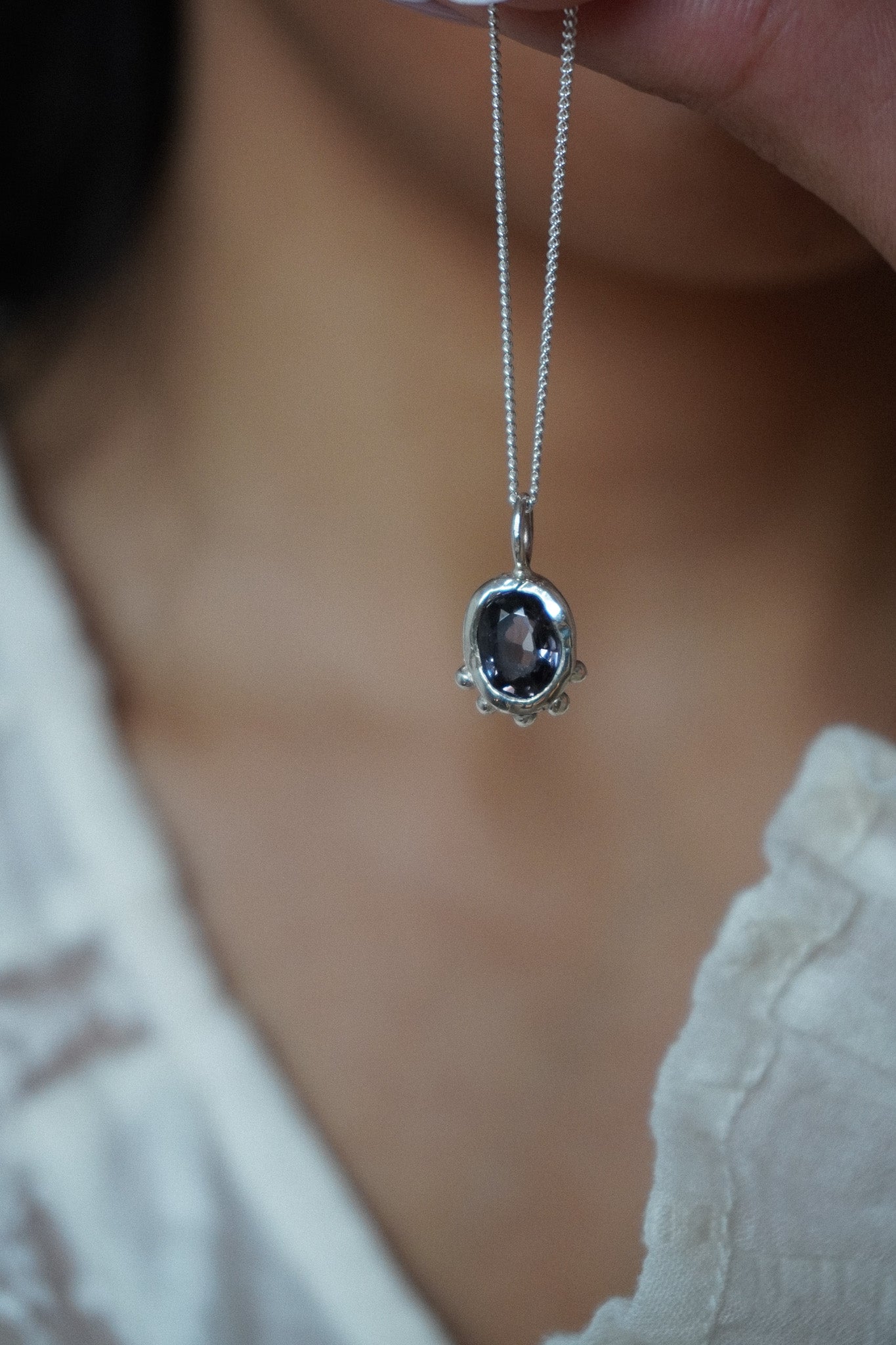 Collar Espinela Oval