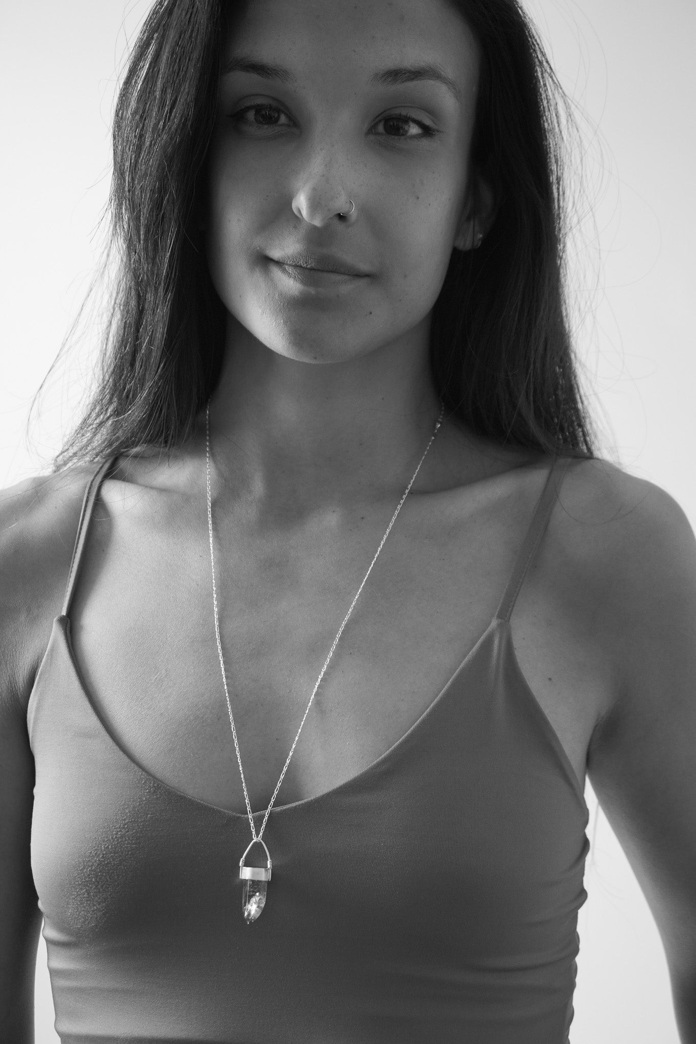 Collar péndulo amatista