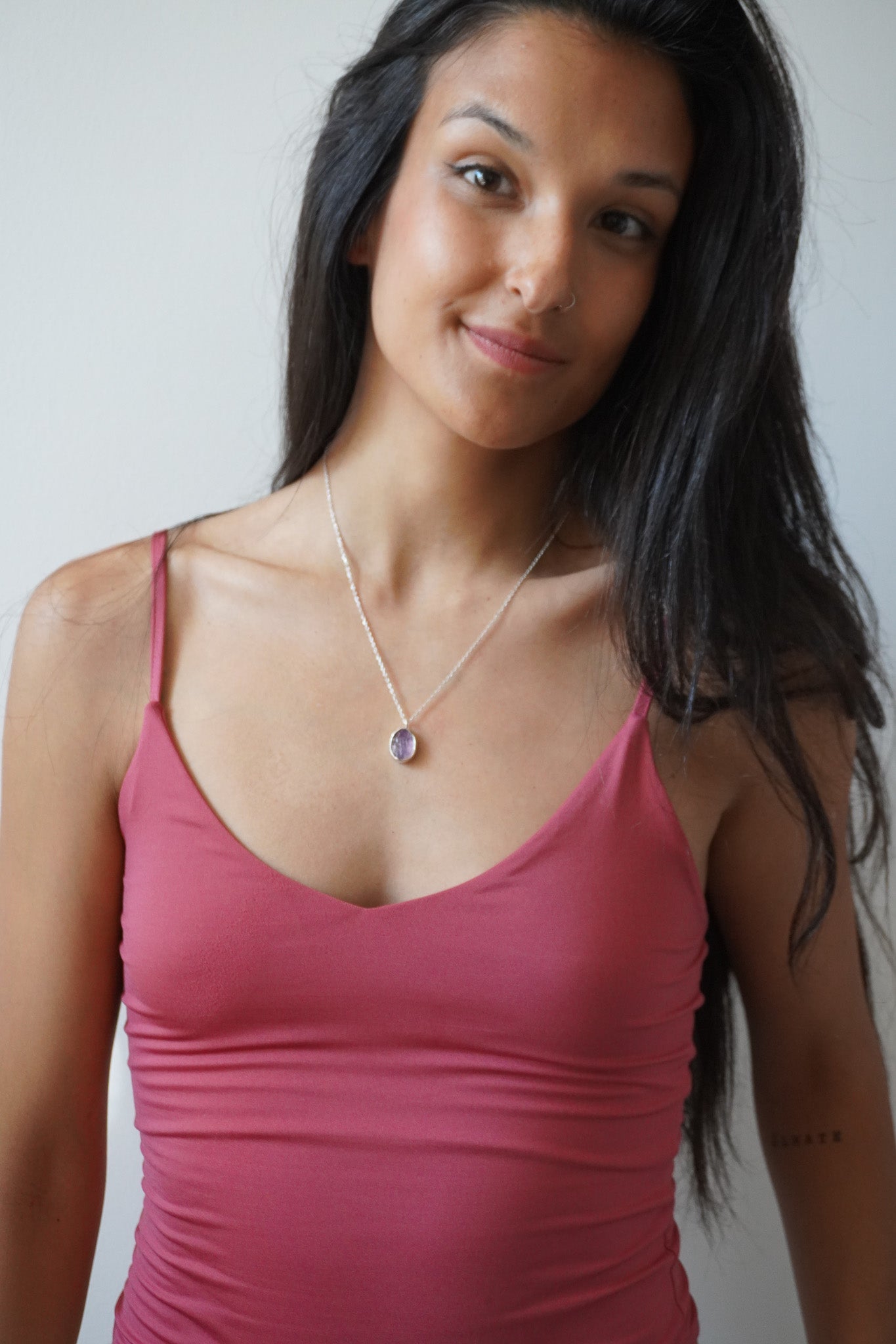 Amuleto amatista en bruto