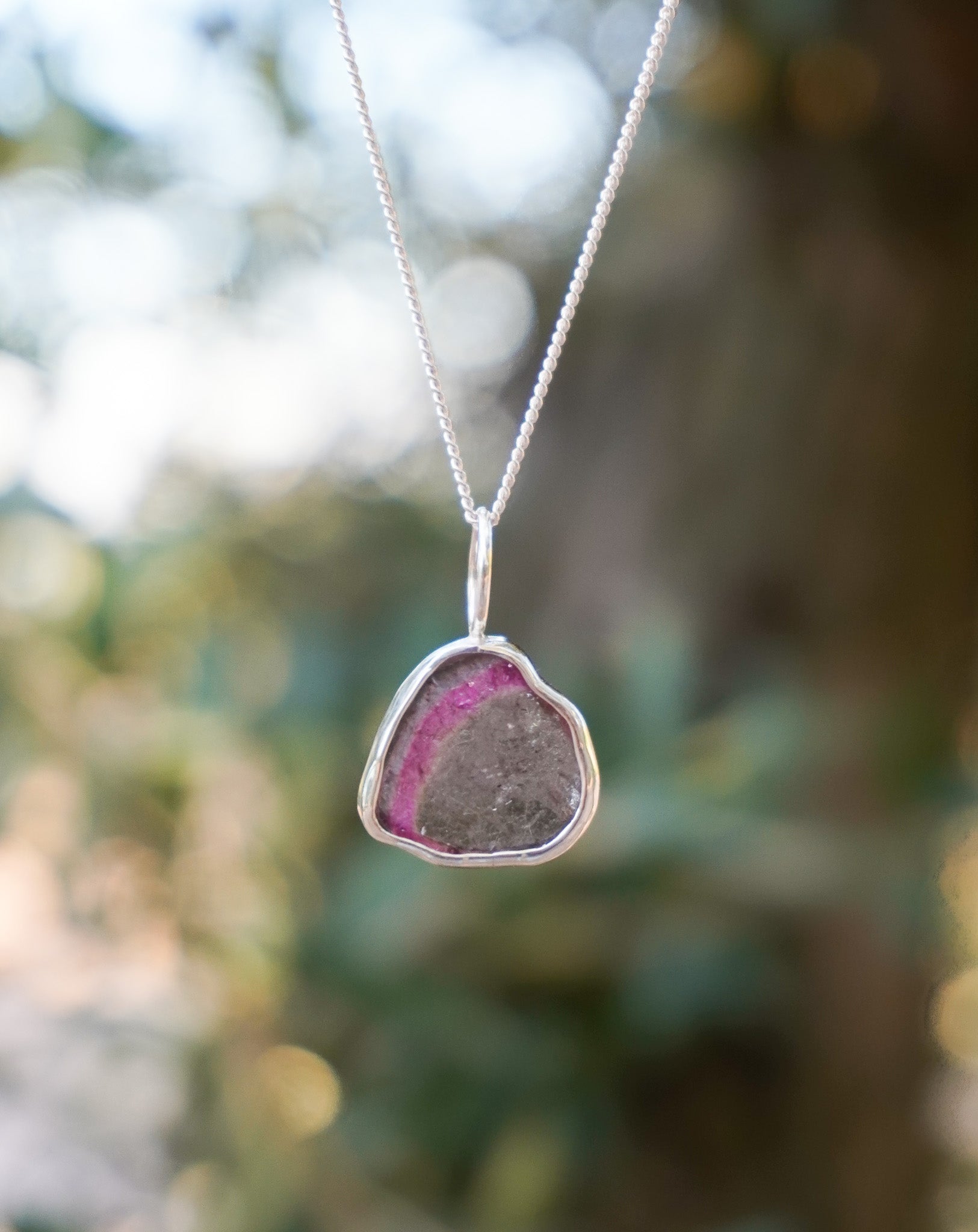 Colgante Turmalina Watermelon