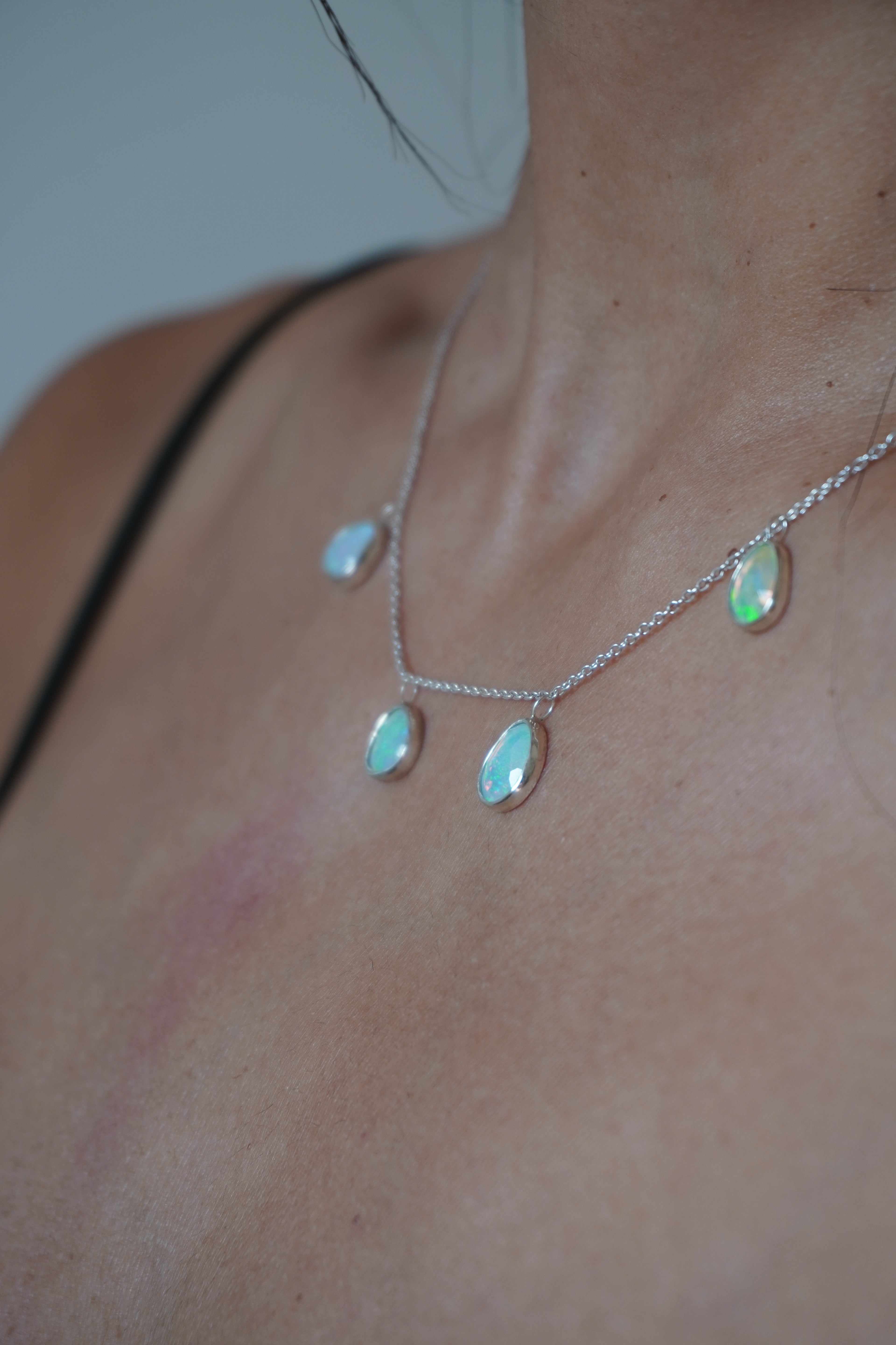 Collar ópalos etíopes