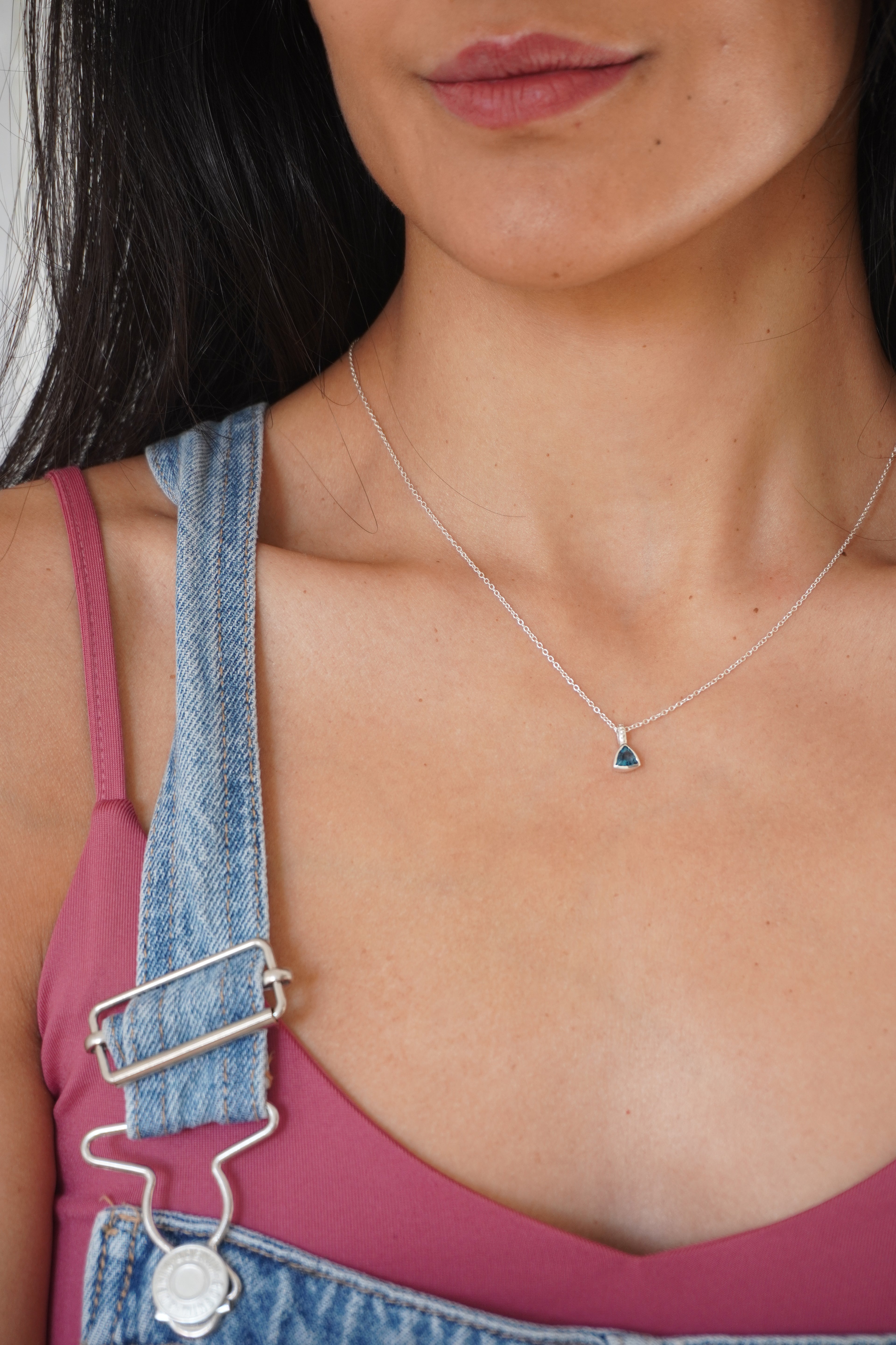 Colgante Topacio London Blue