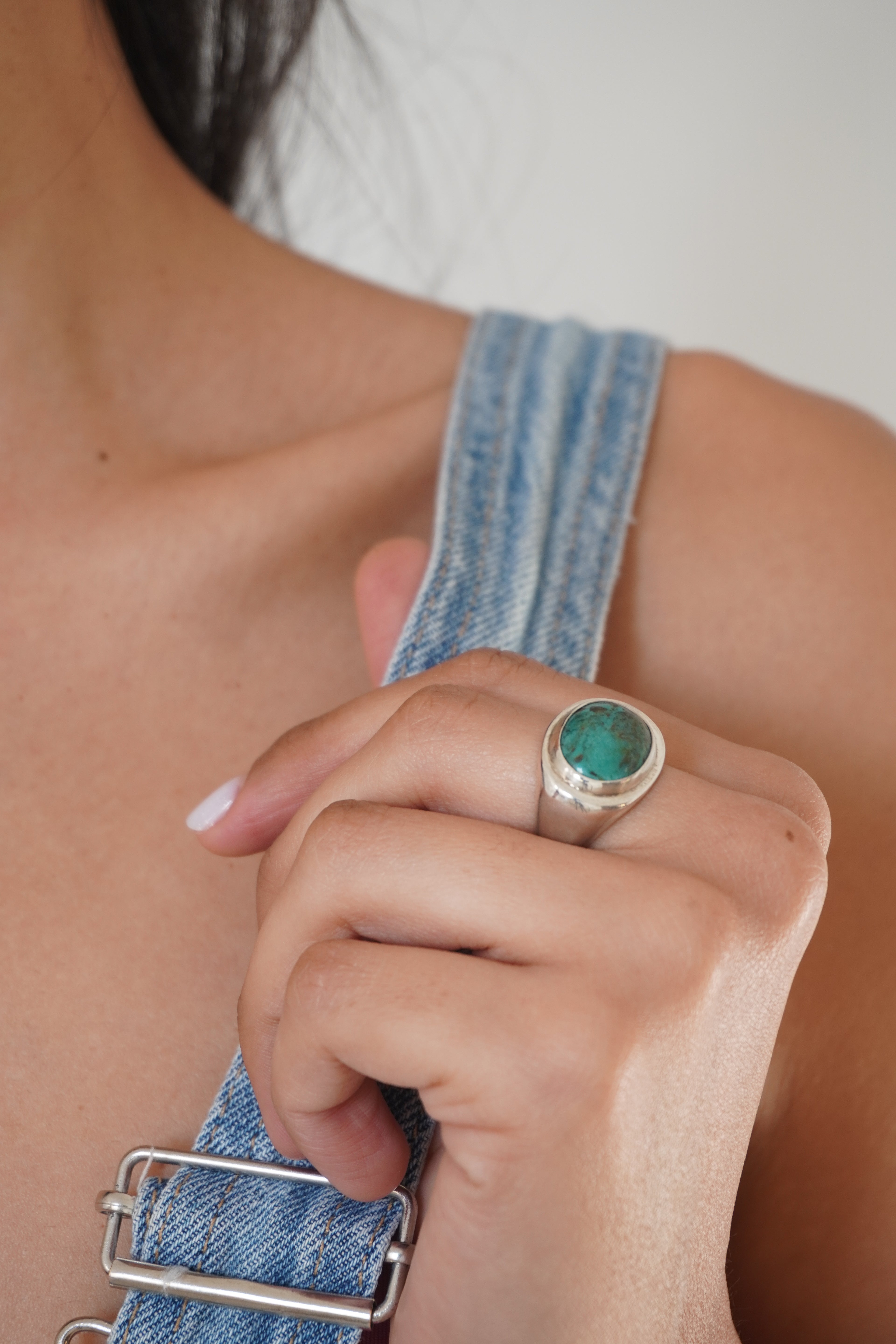 Anillo turquesa (Talla 16)