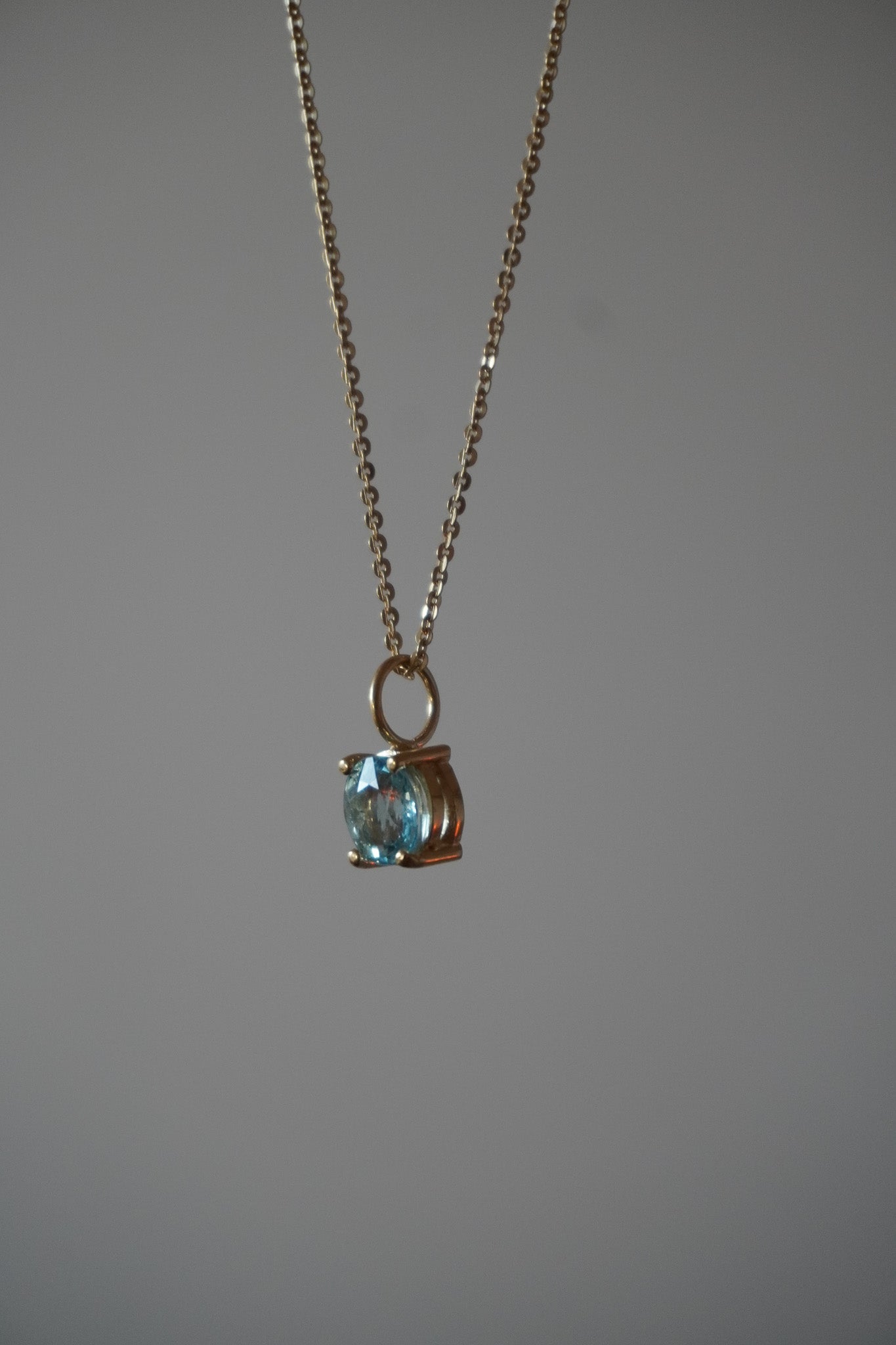 Colgante aguamarina