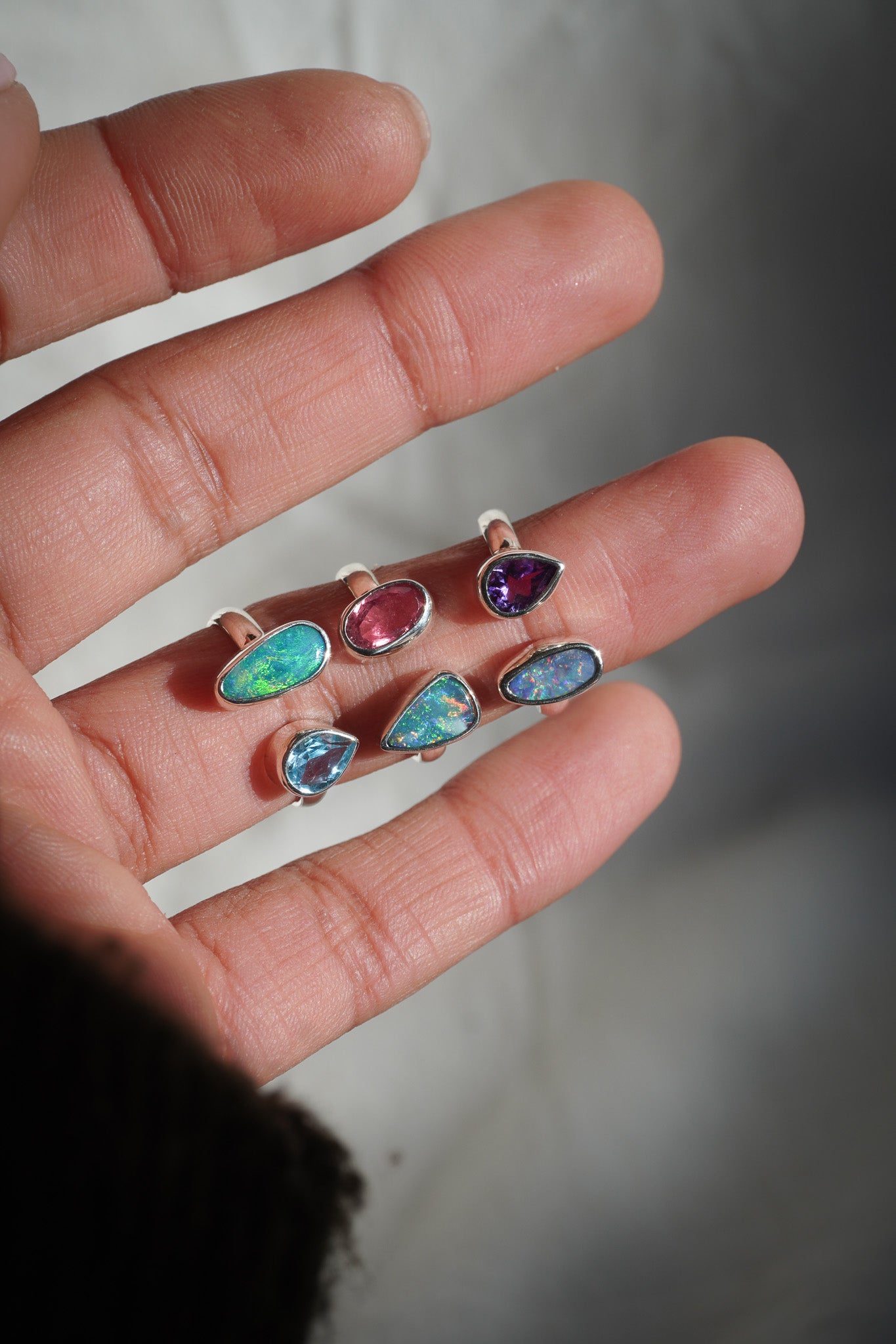 Anillo Ánima (Amatista y Ópalo)