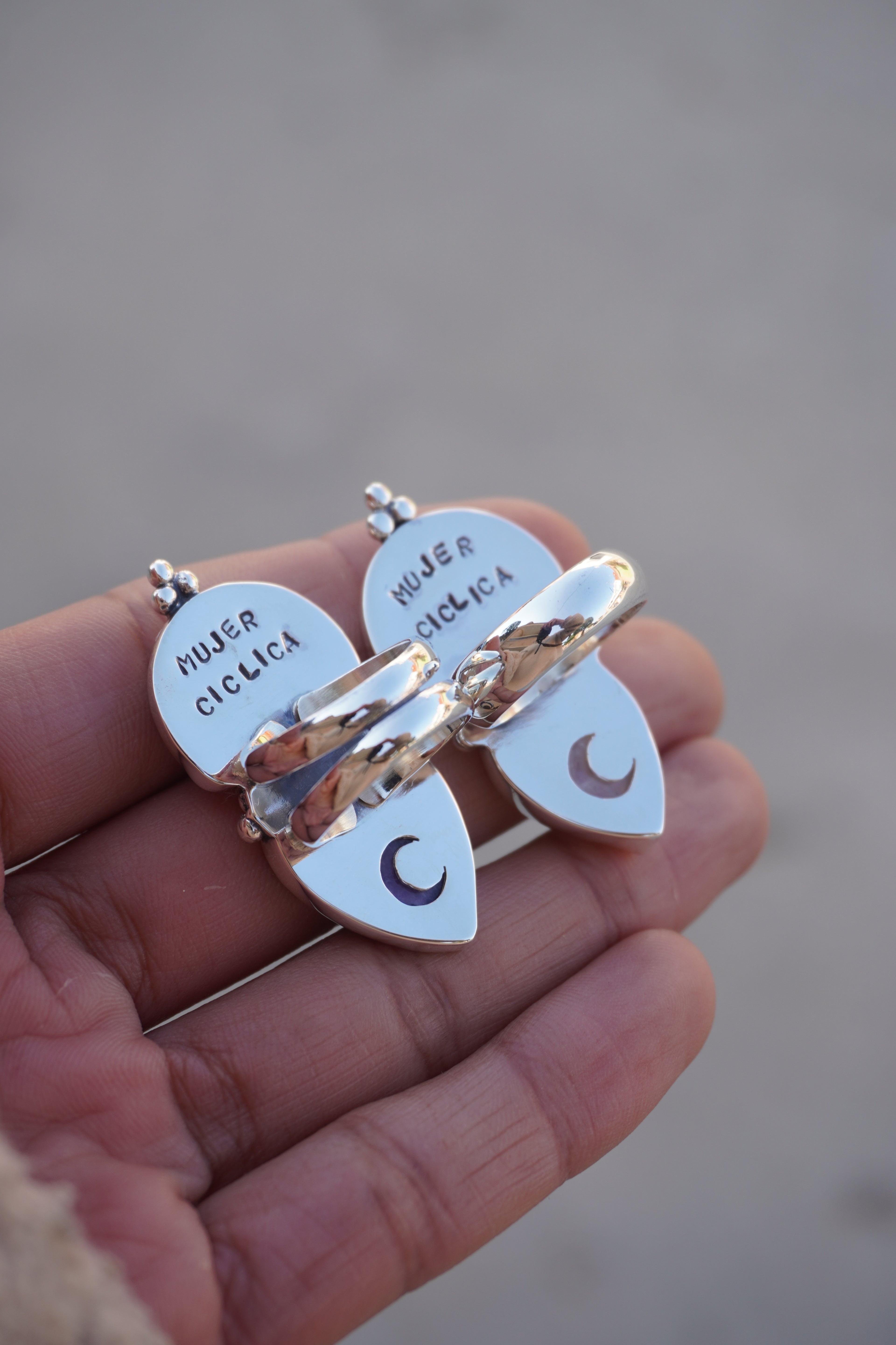 Anillo mujer cíclica charoita  (Talla 13)