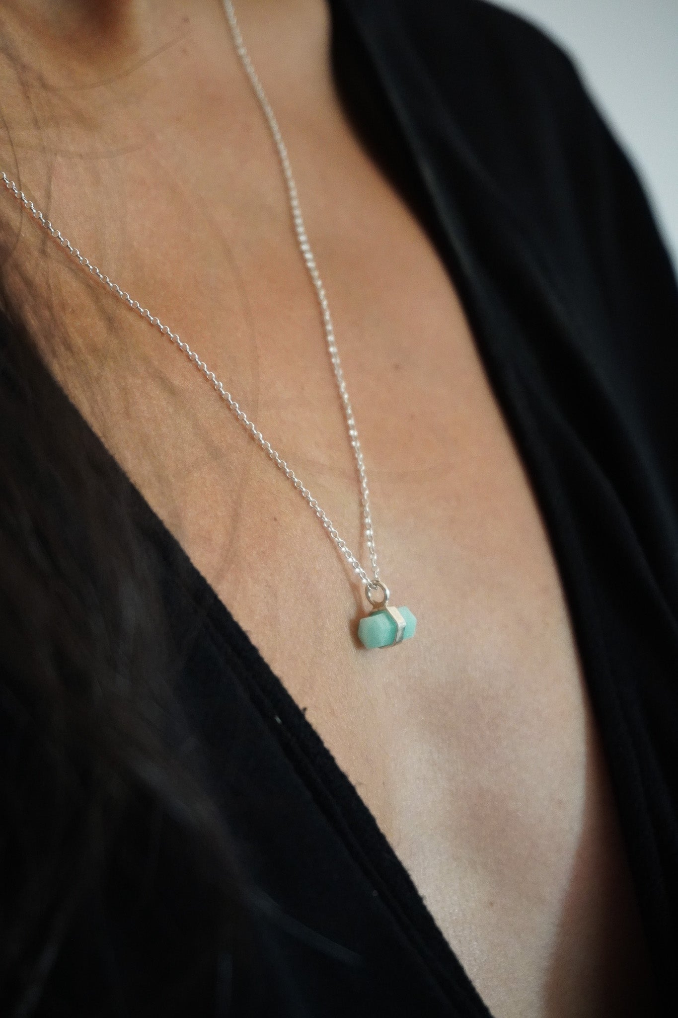 Amuleto mini amazonita