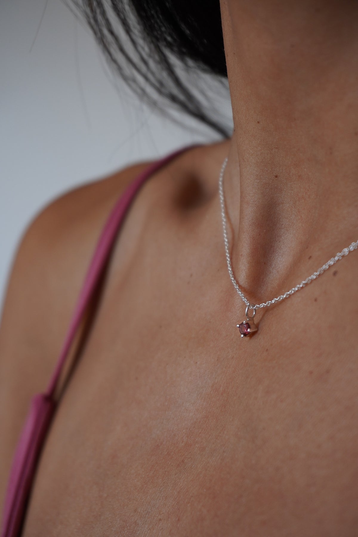 Colgante mini Turmalina Rosa