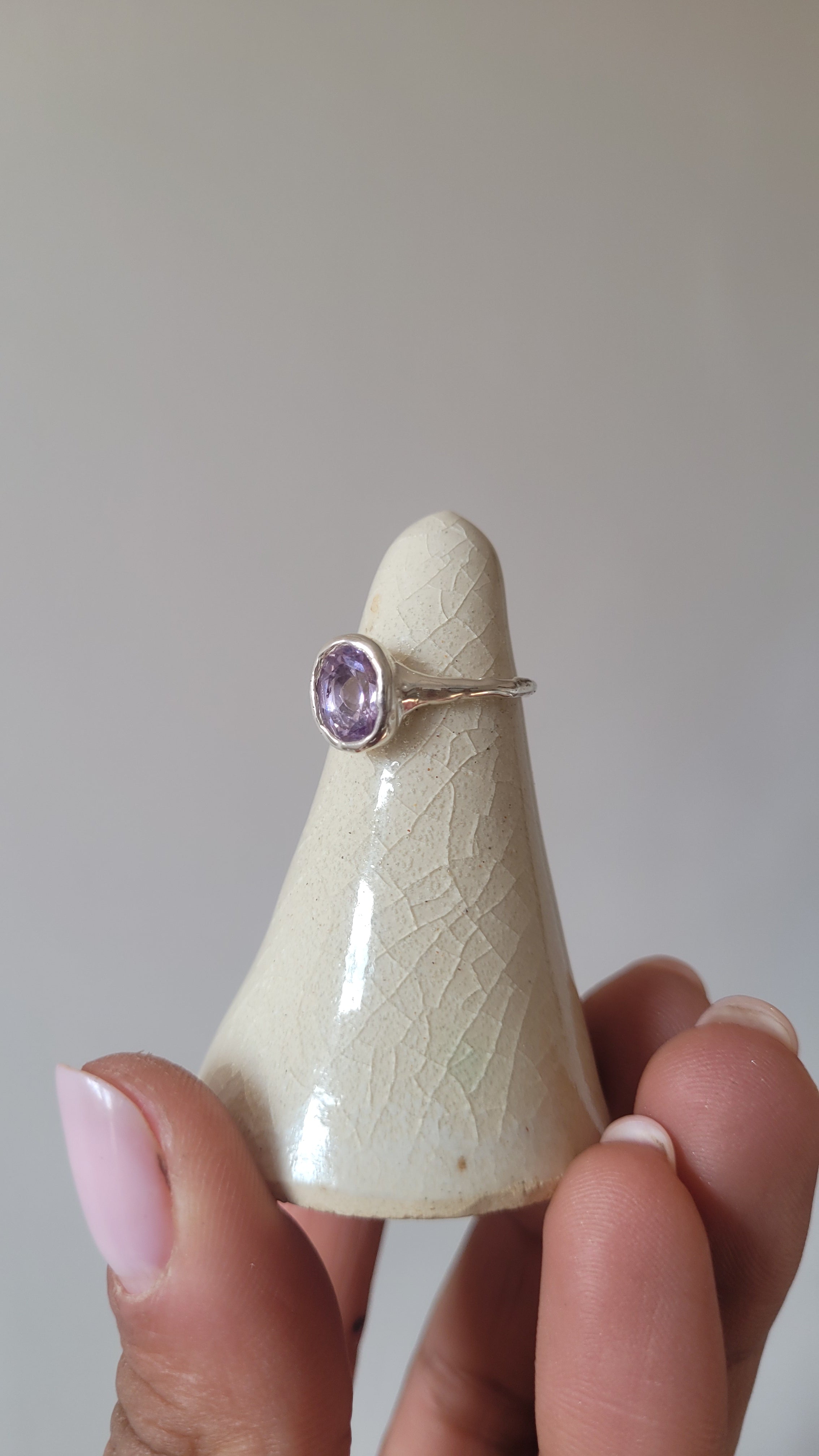 Anillo amatista