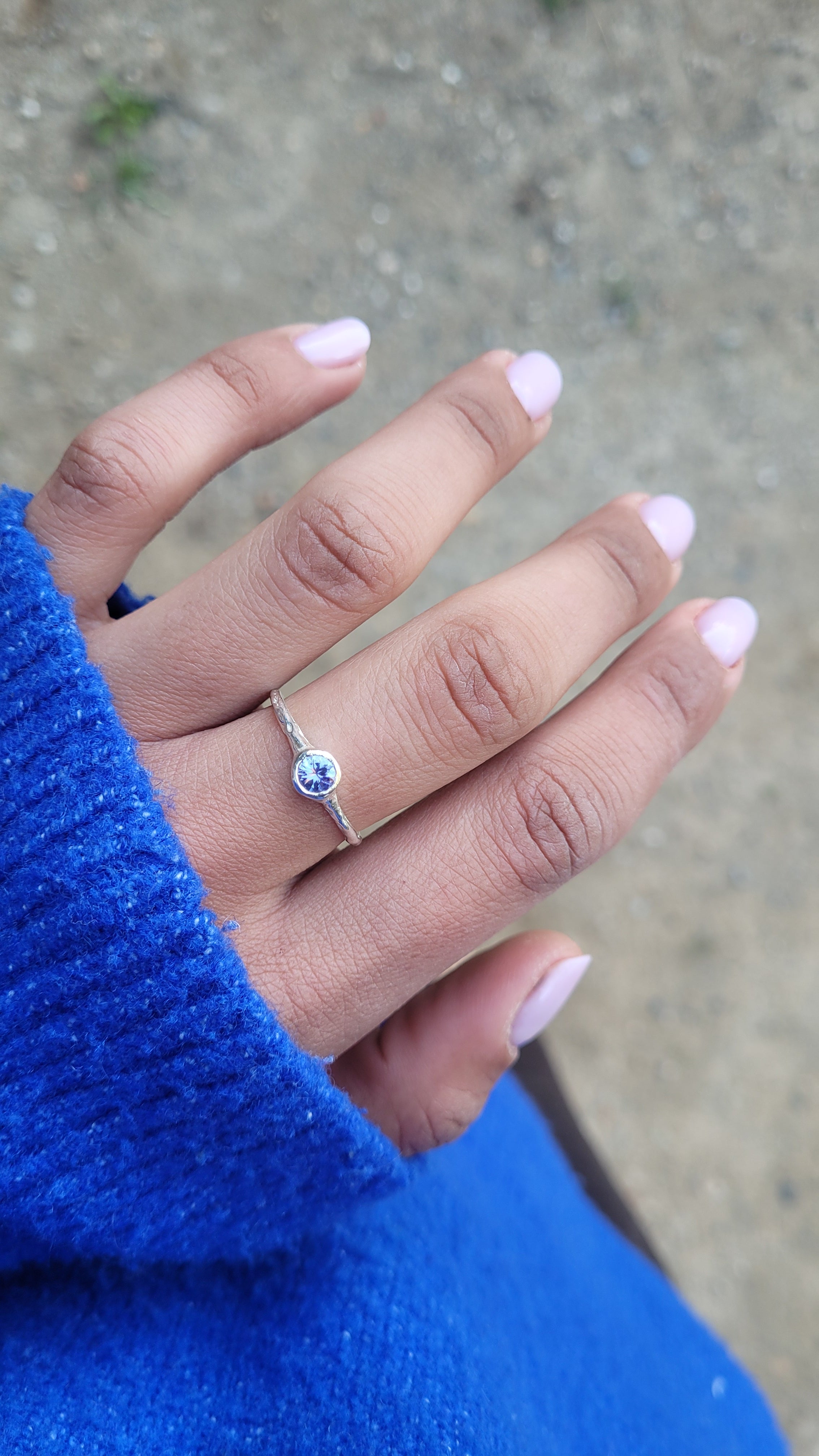 Anillo tanzanita