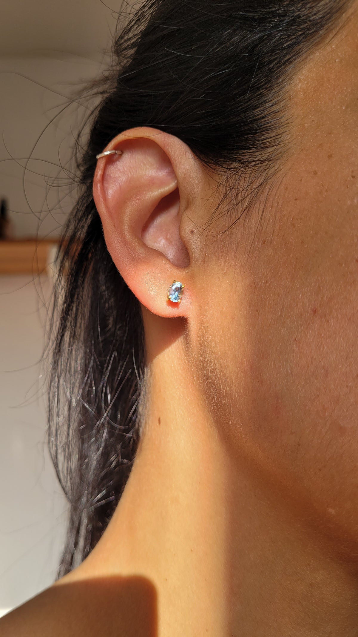 Pendientes Aguamarinas
